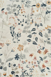Gardenia Daisy Indoor Outdoor Low Pile Area Rug Floral Design Cream 120 X 170 Cm - thumbnail 3