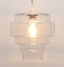 Pagazzi Lighting Pagazzi Mira Clear Glass Easy-Fit Pendant - thumbnail 6