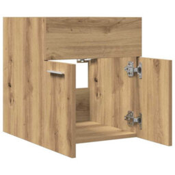 Berkfield Bathroom Sink Cabinet Artisan Oak 41X38.5X46 Cm Engineered Wood - thumbnail 7