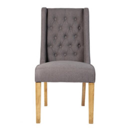 Dibor Set Of 4 Cannes Button Back Kitchen Furniture Dining Room Chair - Charcoal - thumbnail 2