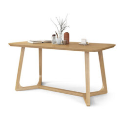 Heze Furniture Divo Luxury Wooden Dinning Table - Modern Scandinavian Design - thumbnail 1