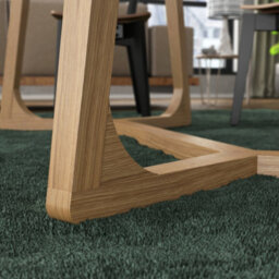 Heze Furniture Divo Luxury Wooden Dinning Table - Modern Scandinavian Design - thumbnail 6