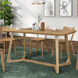 Heze Furniture Divo Luxury Wooden Dinning Table - Modern Scandinavian Design - thumbnail 3