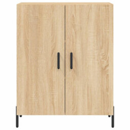 Berkfield Sideboard Sonoma Oak 69.5X34X90 Cm Engineered Wood - thumbnail 5