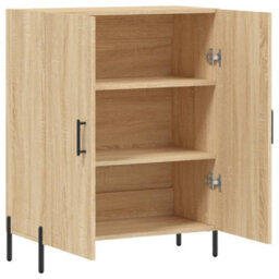 Berkfield Sideboard Sonoma Oak 69.5X34X90 Cm Engineered Wood - thumbnail 6