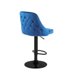 Hygrad Built to Survive Adjustable Breakfast Velvet Bar Stools Swivel Gas Lift Chair Kitchen Barstool Cafe Pub - thumbnail 3