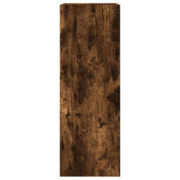 Berkfield Shoe Cabinet Smoked Oak 60X34X96.5 Cm Engineered Wood - thumbnail 6