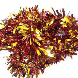 HSD Chunky Red & Gold Tinsel Garland - 2M (6.5Ft), Festive Christmas & Party Decoration, Mantel & Home Decor - thumbnail 2