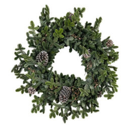 Woodland Pine Garland With Pinecones Faux Christmas Garland - thumbnail 3