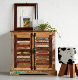 Buttercup Farm Coastal 2 Door Sideboard - Wood - L40 X W78 X H75 Cm - thumbnail 3
