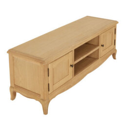 The Furniture Market French Chateau Oak Large Widescreen Tv Stand Fits Tvs Up To 65 - thumbnail 8