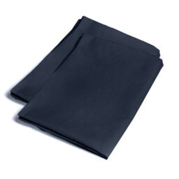 Serene Plain Dyed Soft Touch Pair Of Navy Housewife Pillowcases - thumbnail 2