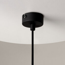 Luminosa Lighting Luminosa Ros Modern Dome Pendant Ceiling Light Black 1Xgu10 Glass Shade - thumbnail 5