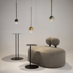 Luminosa Lighting Luminosa Ros Modern Dome Pendant Ceiling Light Black 1Xgu10 Glass Shade - thumbnail 3