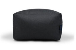 Littens Slate Grey Linen Look Square Footstool Bean Bag Pouffe Ottoman Low Seat 45Cm X 45Cm X 25Cm - thumbnail 4