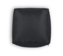 Littens Slate Grey Linen Look Square Footstool Bean Bag Pouffe Ottoman Low Seat 45Cm X 45Cm X 25Cm - thumbnail 5