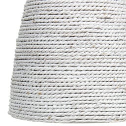 Wyld And Coco Multicolour Boho Pendant Lamp - Iron Frame With Natural Straw Rope, 3-Light, W55 X D55 X H120Cm - thumbnail 6