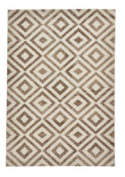Beige Modern Geometric Easy To Clean Rug For Dining Room-160Cm X 220Cm - thumbnail 9