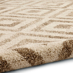 Beige Modern Geometric Easy To Clean Rug For Dining Room-160Cm X 220Cm - thumbnail 7