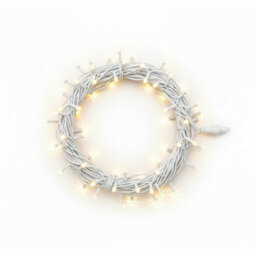 Pegdev - Pdl Led String Lights Warm White, White Rubber Ip65 Connectable Outdoor Indoor Garden Patio Wedding Party 10M - thumbnail 1