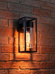 Auraglow Outdoor 2 Way E27 Up Or Down Wall Light - Aspen - With Ag547 Mysa St64 Bulb - thumbnail 5