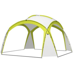 Outsunny Outdoor Gazebo Event Shelter Party Tent For Garden Green - thumbnail 2