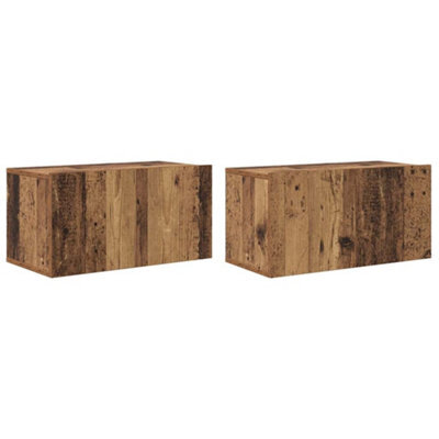 Berkfield Modern Tv Cabinet Set Old Wood Solid Reclaim Wood Medium Tv Cabinet - image 1