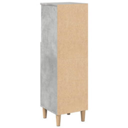 Berkfield Bathroom Cabinet Concrete Grey 30X30X100 Cm Engineered Wood - thumbnail 7