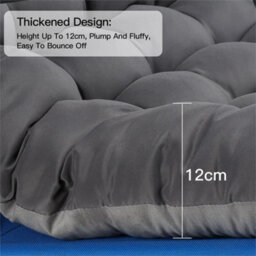 Waterproof Outdoor Sun Lounger Cushion, Recliner Chair Pad With Securing Ties - thumbnail 4