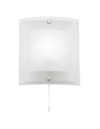Luminosa Lighting Luminosa Blake 1 Light Indoor Wall Light Clear With Frosted Glass, E14 - thumbnail 1