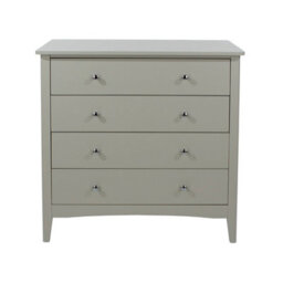 Core Products Como 4 Drawer Light Grey Chest Of Drawers  - H85.0Cm X W83.0Cm X D43.0Cm - thumbnail 5