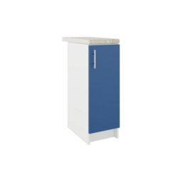 Jd Greta Kitchen Base Unit 300mm Storage Cabinet With Door Shelf 30Cm Navy Matt With Worktop - thumbnail 1