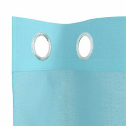 Berkfield Voile Curtains With Grommets 2 Pcs Turquoise - thumbnail 5