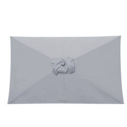 Sundaze 2X3M Grey Rectangle Garden Parasol Unbrella Outdoor Patio Crank Tilt With Base - thumbnail 7