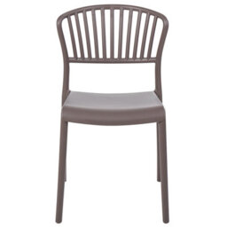 Beliani Set Of 4 Garden Chairs Gela Taupe - thumbnail 6