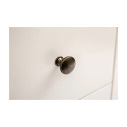 Cabinet Bits Castelli 3 Drawer Desk - Dressing Table Brass Knob - thumbnail 7
