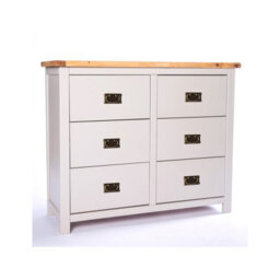 Cabinet Bits Argenta 6 Drawer Chest Of Drawers Bras Drop Handle - thumbnail 2