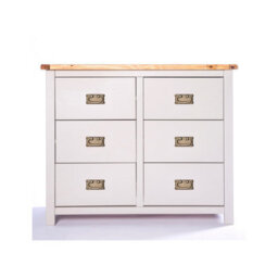 Cabinet Bits Argenta 6 Drawer Chest Of Drawers Bras Drop Handle - thumbnail 1