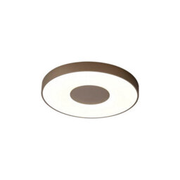 Luminosa Lighting Luminosa Coin Round Ceiling 80W Led With Remote Control 2700K-5000K, 3900Lm, Sand Brown, 3Yrs Warranty