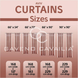 Gc Gaveno Cavailia Aviv Modern Style Lined Diamante Band Curtains 66X54 Cm Blush Pink Luxurious Sparkle Eyelet For Bedroom - thumbnail 6