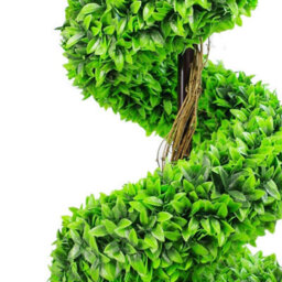 90Cm Green Large Leaf Spiral With Decorative Planter - thumbnail 7