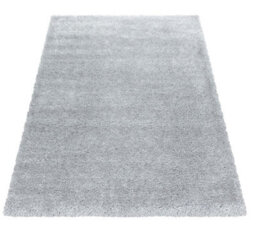 Abaseen 160X230Cm Silver Cosy Shaggy Rug, Rectangular Extra Soft Touch 5Cm Heavy Thick Pile, Modern Area Rugs Living & Bedroom - thumbnail 3
