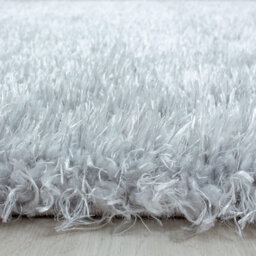 Abaseen 160X230Cm Silver Cosy Shaggy Rug, Rectangular Extra Soft Touch 5Cm Heavy Thick Pile, Modern Area Rugs Living & Bedroom - thumbnail 4
