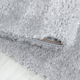 Abaseen 160X230Cm Silver Cosy Shaggy Rug, Rectangular Extra Soft Touch 5Cm Heavy Thick Pile, Modern Area Rugs Living & Bedroom - thumbnail 5