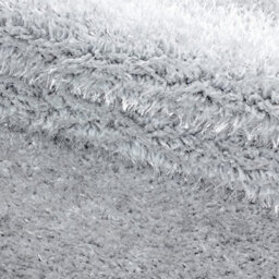 Abaseen 160X230Cm Silver Cosy Shaggy Rug, Rectangular Extra Soft Touch 5Cm Heavy Thick Pile, Modern Area Rugs Living & Bedroom - thumbnail 6
