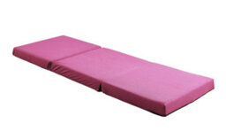 "Rest Relax Kids Folding Chair Z Bed Mattress, Visco Therapy Badenia, Convertible Futon Floor Mattress, Pink, 8Cm / 3"" Deep" - thumbnail 4