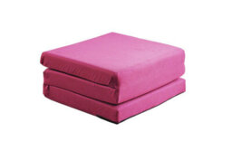 "Rest Relax Kids Folding Chair Z Bed Mattress, Visco Therapy Badenia, Convertible Futon Floor Mattress, Pink, 8Cm / 3"" Deep" - thumbnail 5