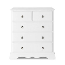 Statement Furniture Romance True White 2 Over 3 Chest Of Drawers - thumbnail 2