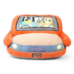 Bluey Car Sofa, Kids Plush Armchair Seat Family Car Design, Soft & Comfy - thumbnail 1