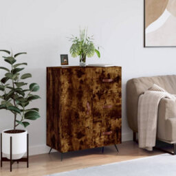 Berkfield Classic Sideboard Smoked Oak 69.5X34X90 Cm Engineered Wood - thumbnail 2